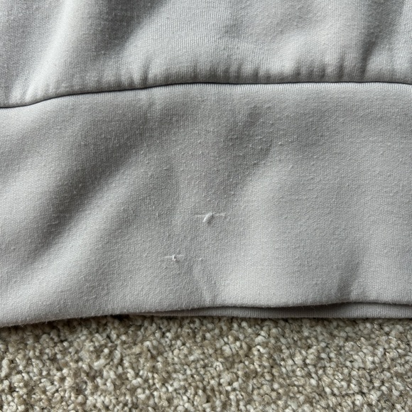 Varley Double Soft Gray Half-Zip Sweatshirt - Picture 4 of 4